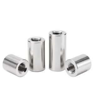 Durable 304 SS Round Connection Nuts, M3 to M16