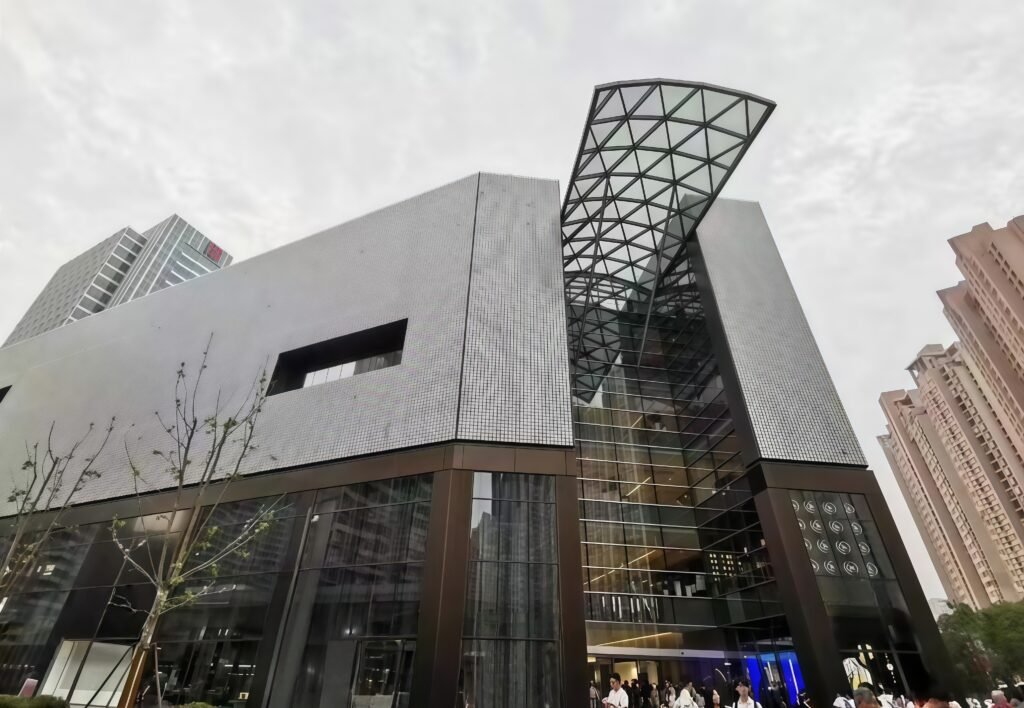 Custom bespoke kinetic architecture facade manufactured by YouJia Metal China