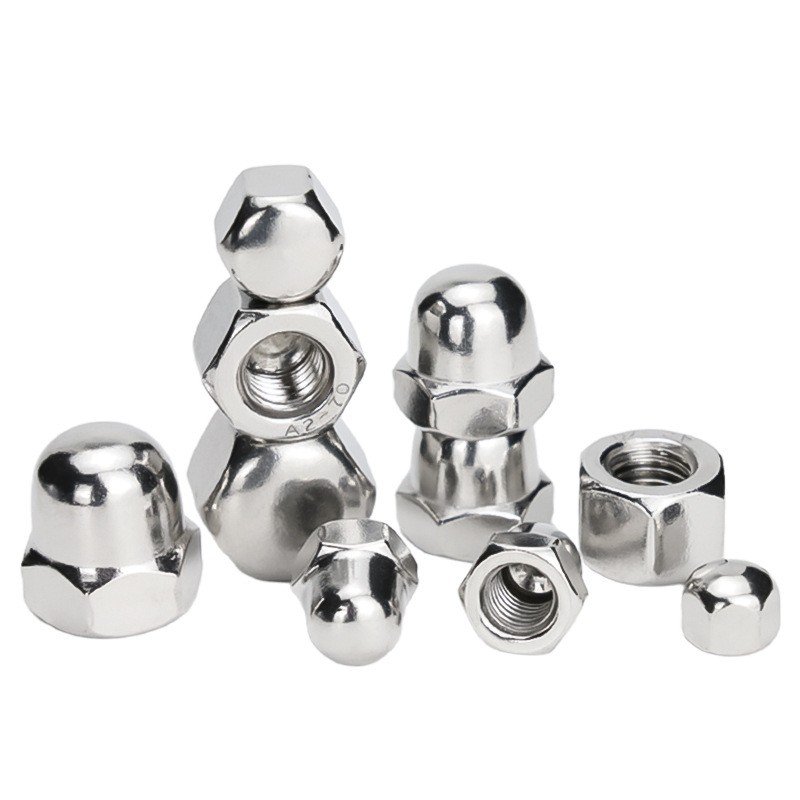 Custom non-standard stainless steel cap nut manufacturing drawing