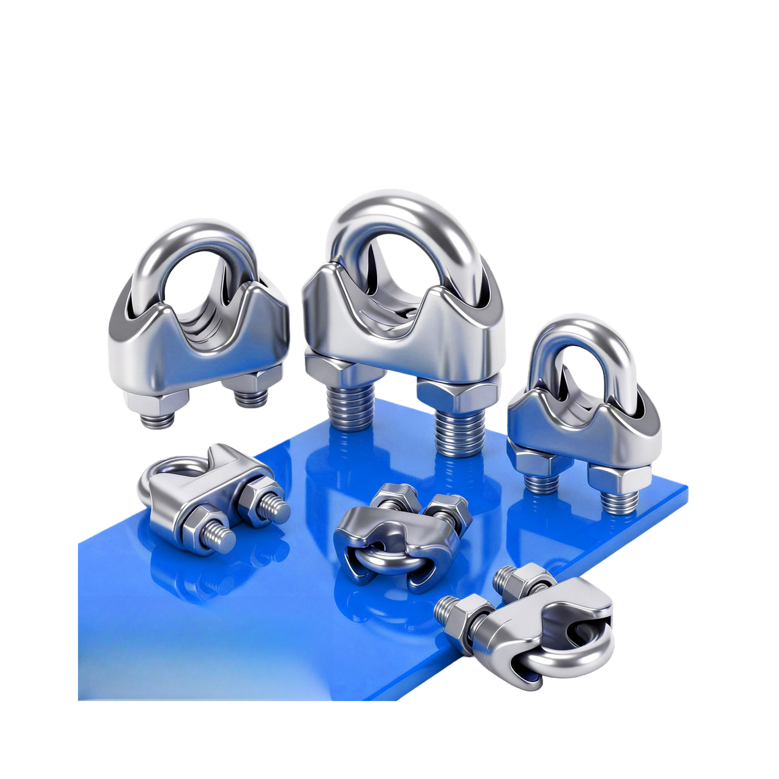 Custom non-standard wire rope clip clamp manufactured by YouJia Metal China